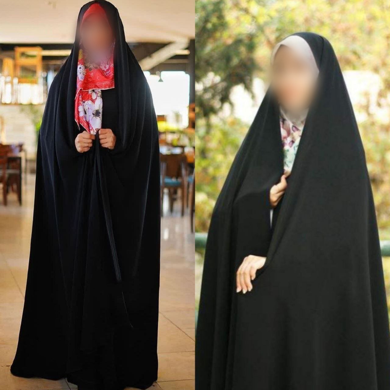 چادر ساده ایرانی جنس کرپ ایرانی